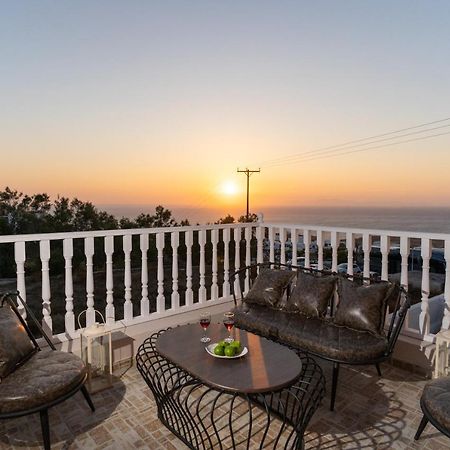Amarie House With Sea View & Sunset View Villa Oía Exteriör bild