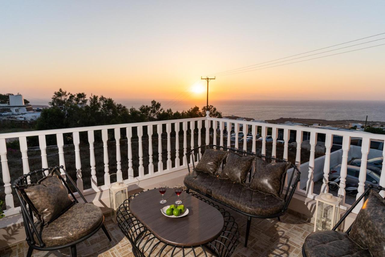 Amarie House With Sea View & Sunset View Villa Oía Exteriör bild